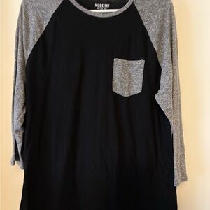 Mossimo Supply Co. Black and Gray Tee
